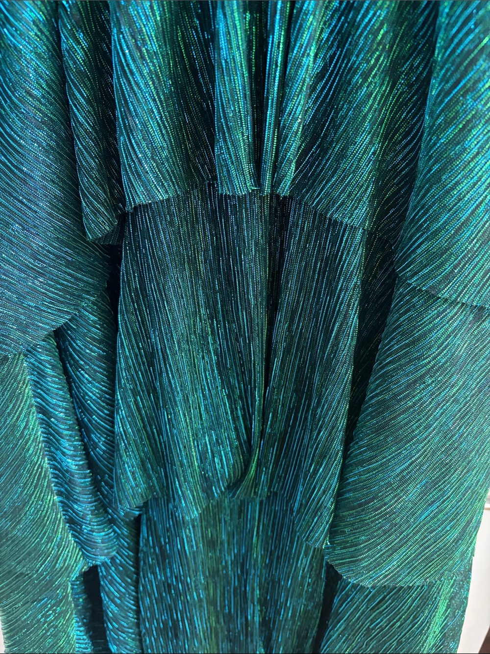 STATE Emerald Green Sleeveless Tiered Maxi Dress Womens small
